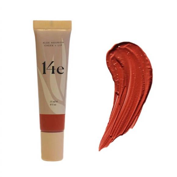 NEW 14E COSMETICS organic aloe cheek + lip in sunset - Picture 1 of 1